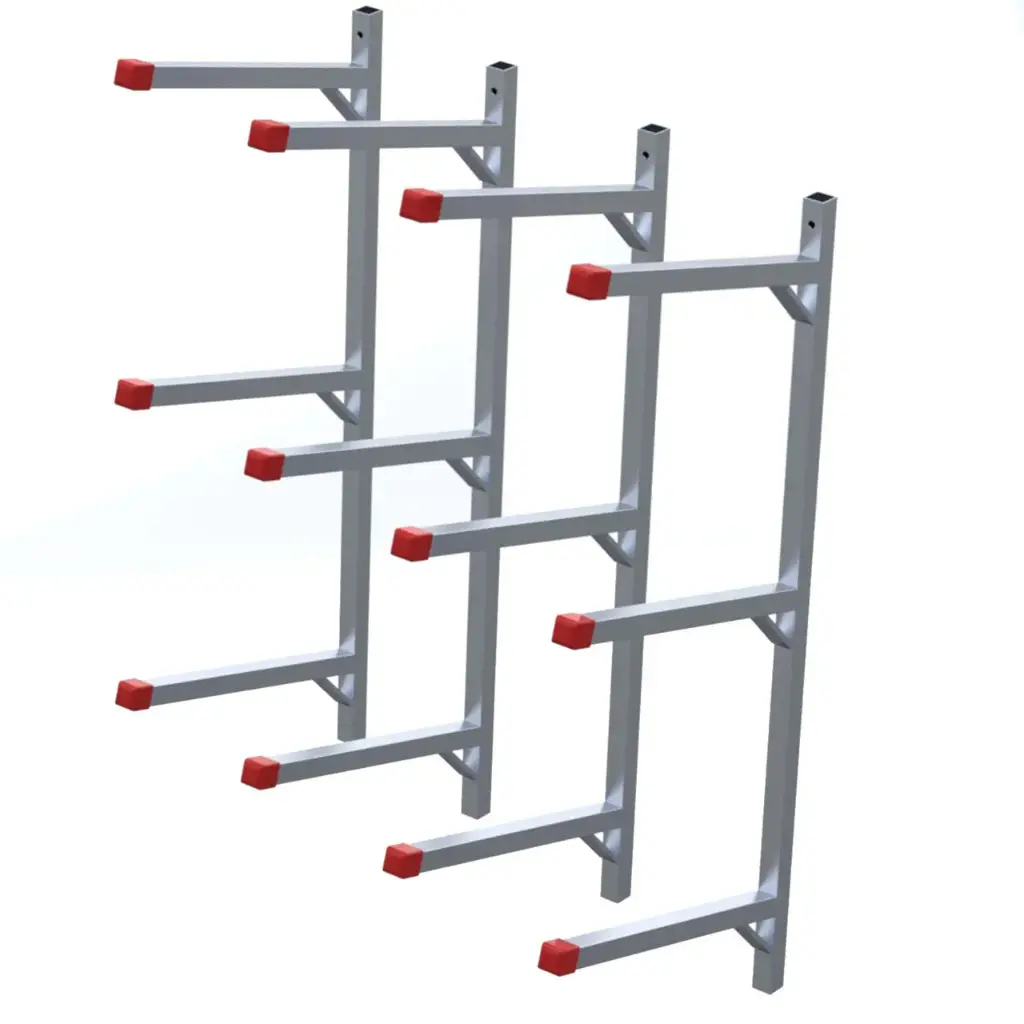Wall Mount Bumper Rack - 6