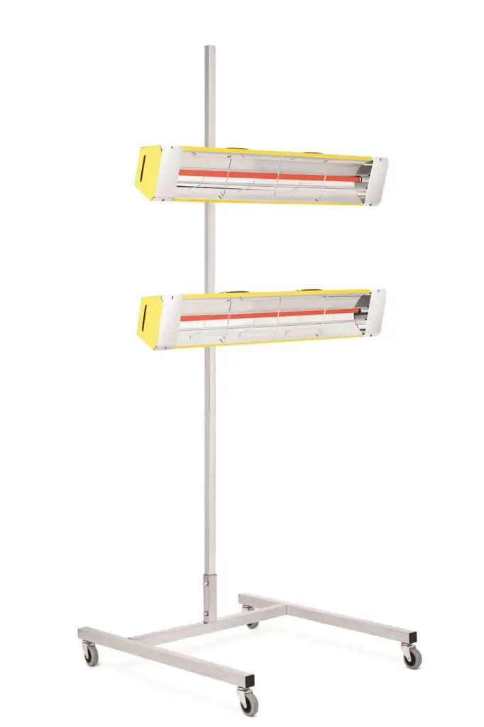 Infratech 120V Med Wave System Prtb Infrared Curing Lamp 2 Heads