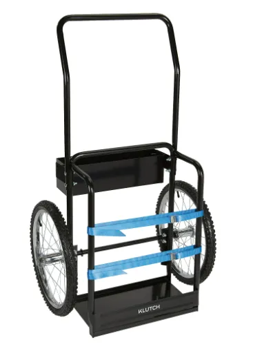 [SE8]  Klutch Hi-Axle Welding Cylinder Cart, 220-Lb.