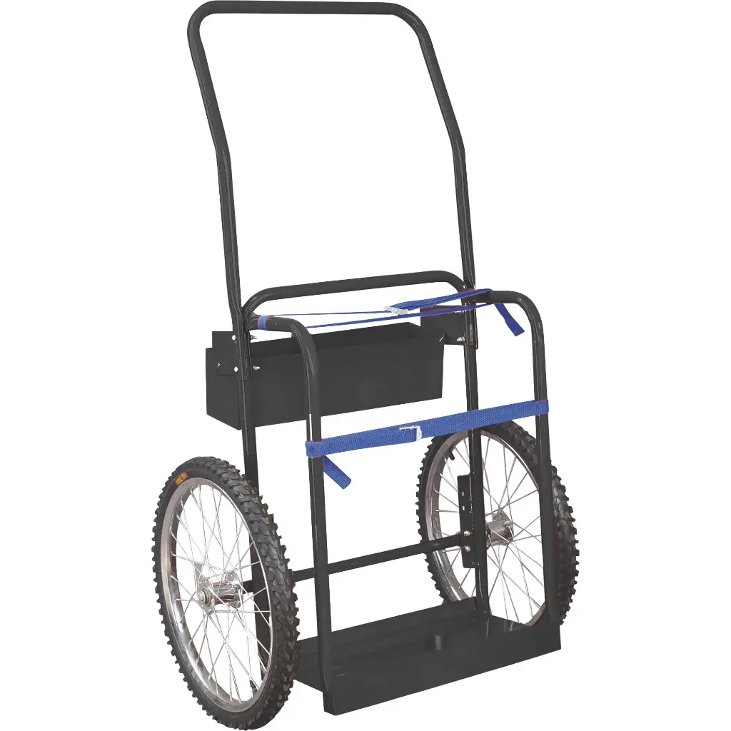  Klutch Hi-Axle Welding Cylinder Cart, 220-Lb.