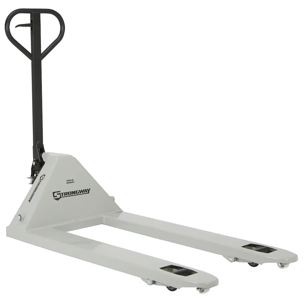 Strongway Pallet Jack, 4400 LB Cap, 63 1/2" L x 27" W