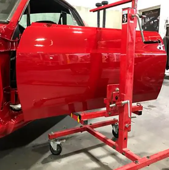 Innovative Door Jack and Bumper Handler Stand