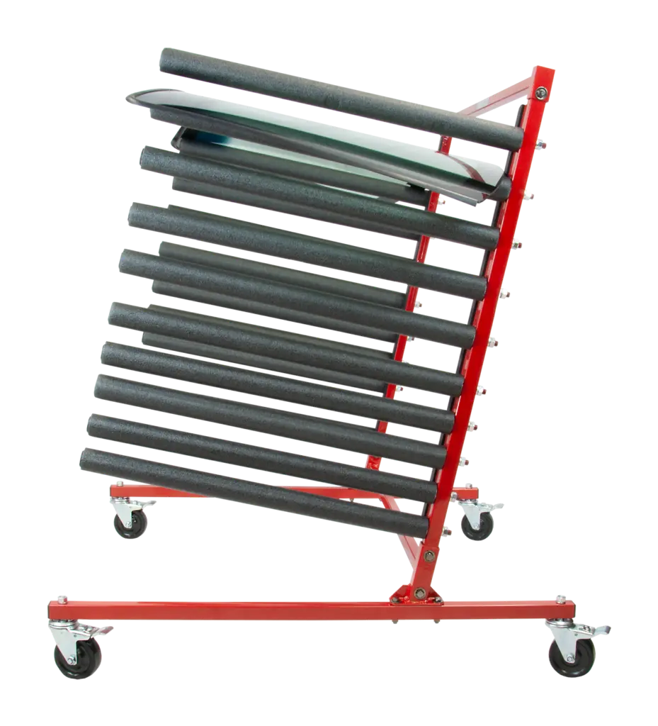 Innovative Mobile Glass Rack