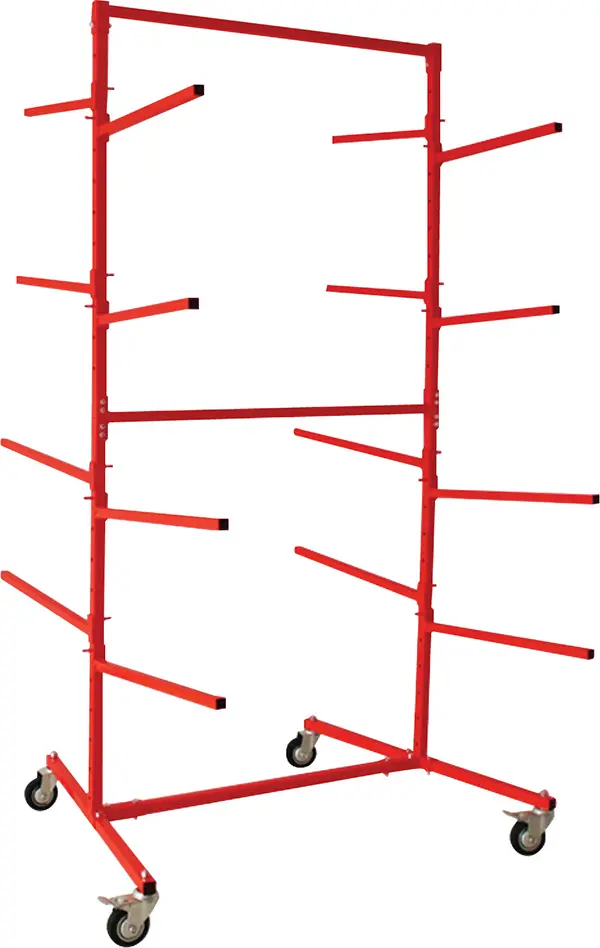Double Bumper Caddy - hlds 8 (4 sets 24" arms, 4 Sets 18"arms)