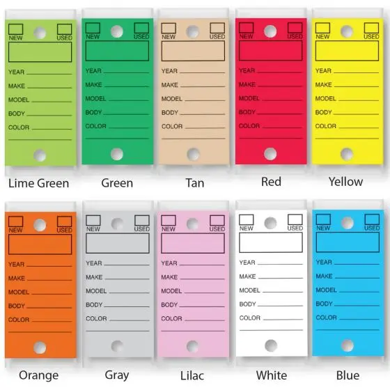 [KT1_250_Blue] Versa-Tag Key Tag - Solid Color (Blue)