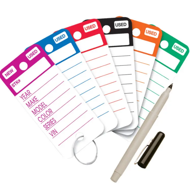 Key Tag - Top Stripe Rounded