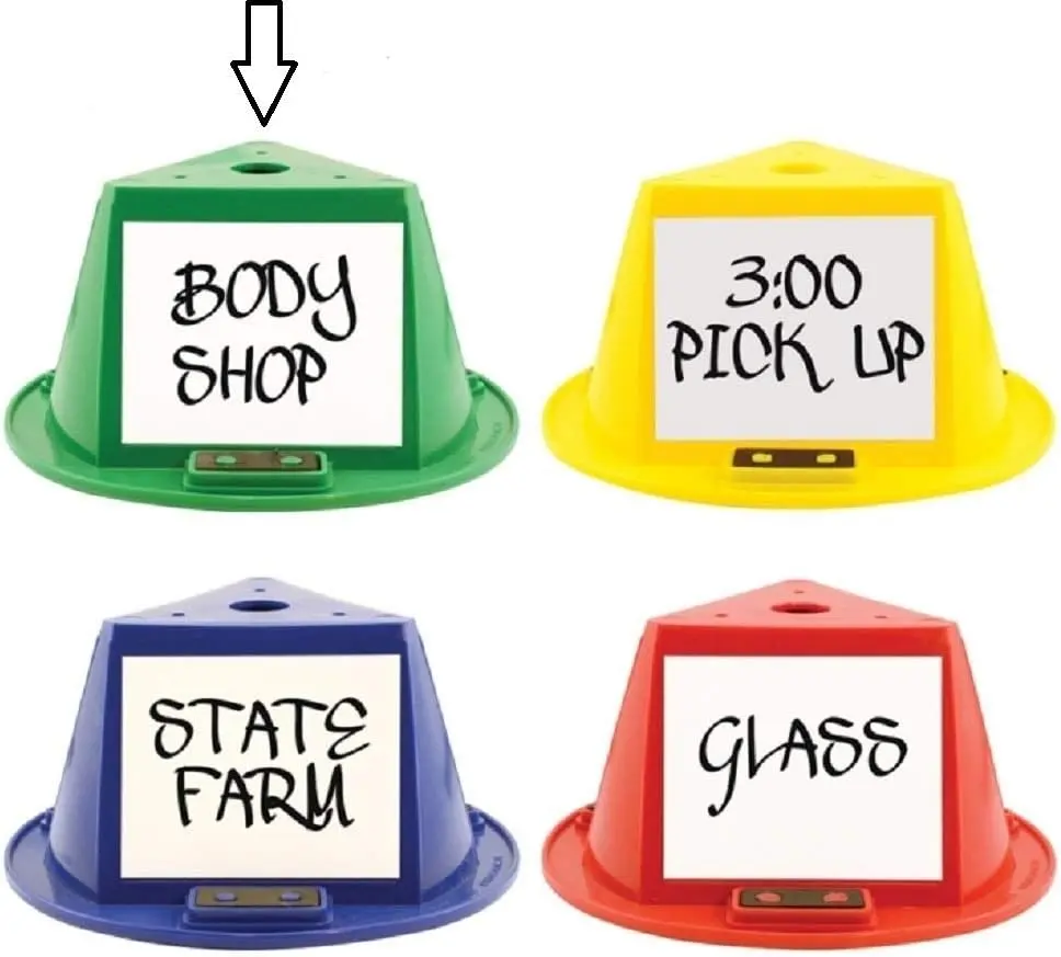 Magnetic Car Hat - Dry Erase