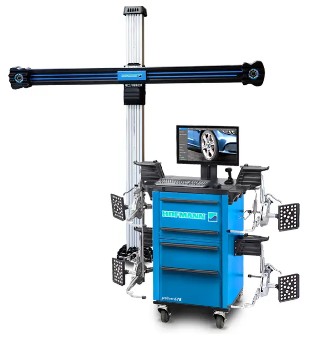 678 Aligner System w/VIN Reader and AC400 tire clamps