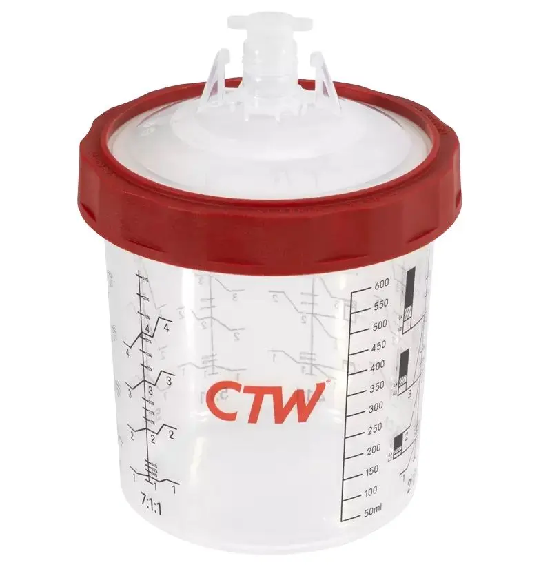 CTW CS-850 850 ml/28oz Premium Disposable Spray Cup Paint System