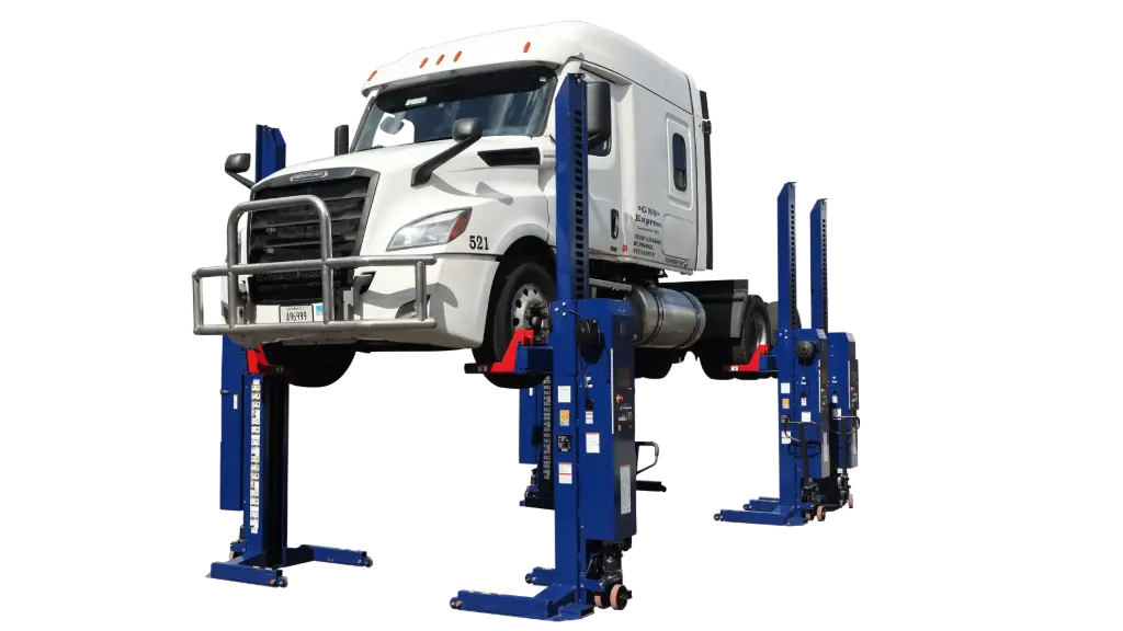 14000 Pound Capacity (per Column) Mobile Column Lift