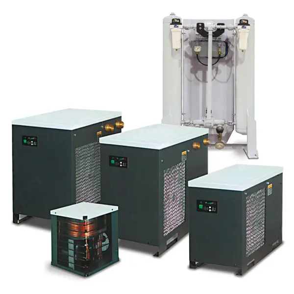 Refrigerated Air Dryer, (40 cfm @ 100° inlet, 100° ambient, 100 psi) 115V +FRT