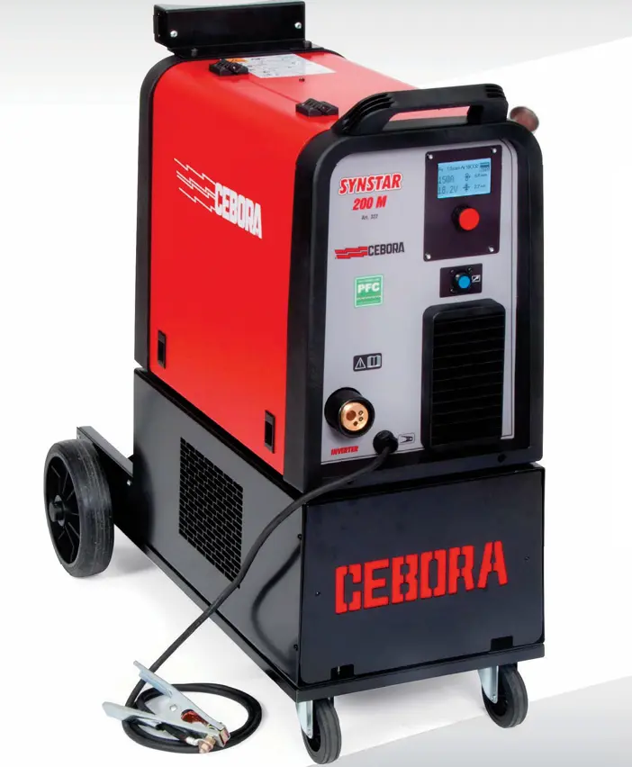 SYNSTAR 200 M  SYNERGIC - PULSE Inverter Mig Mag Welder w/ Single Torch