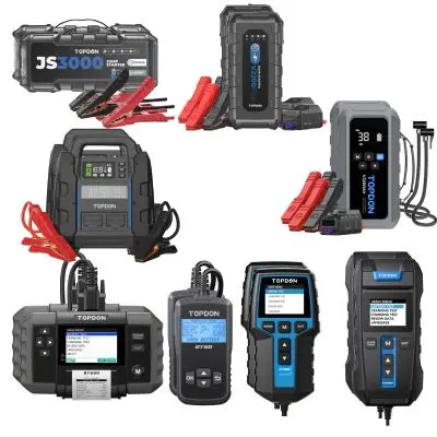 Topdon Battery Tester and Starter Combo Bundle - 16 Tools