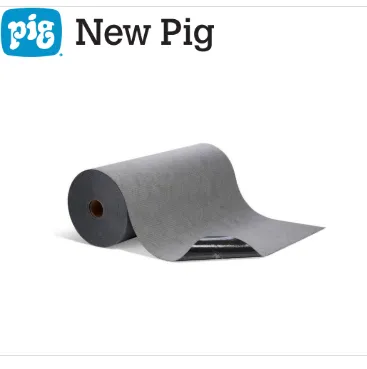 Pig Mat Paint Booth Mat W/ Adhesive Backing 32 in.W X 150ft L, Gray