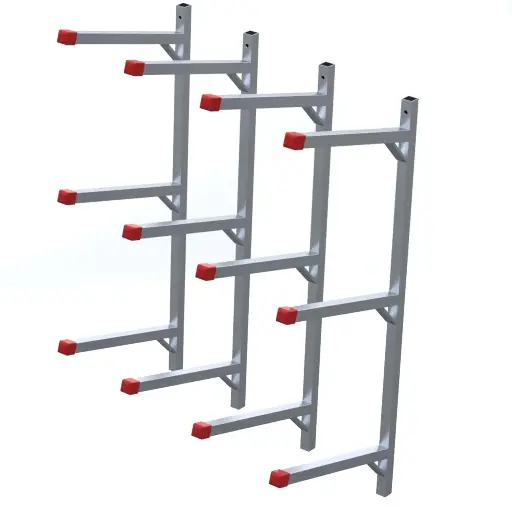 [SS8] Wall Mount Bumper Rack - 6