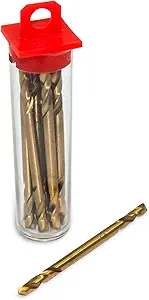 [DP81] Double Sided 1/8 DE Titanium Drill Bit pack of 12