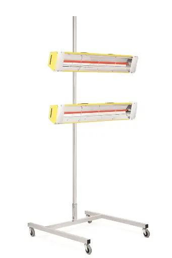 [PE13] Infratech 120V Med Wave System Prtb Infrared Curing Lamp 2 Heads