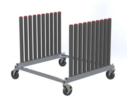 [SS11] Mobile Windshield Rack - Holds 9