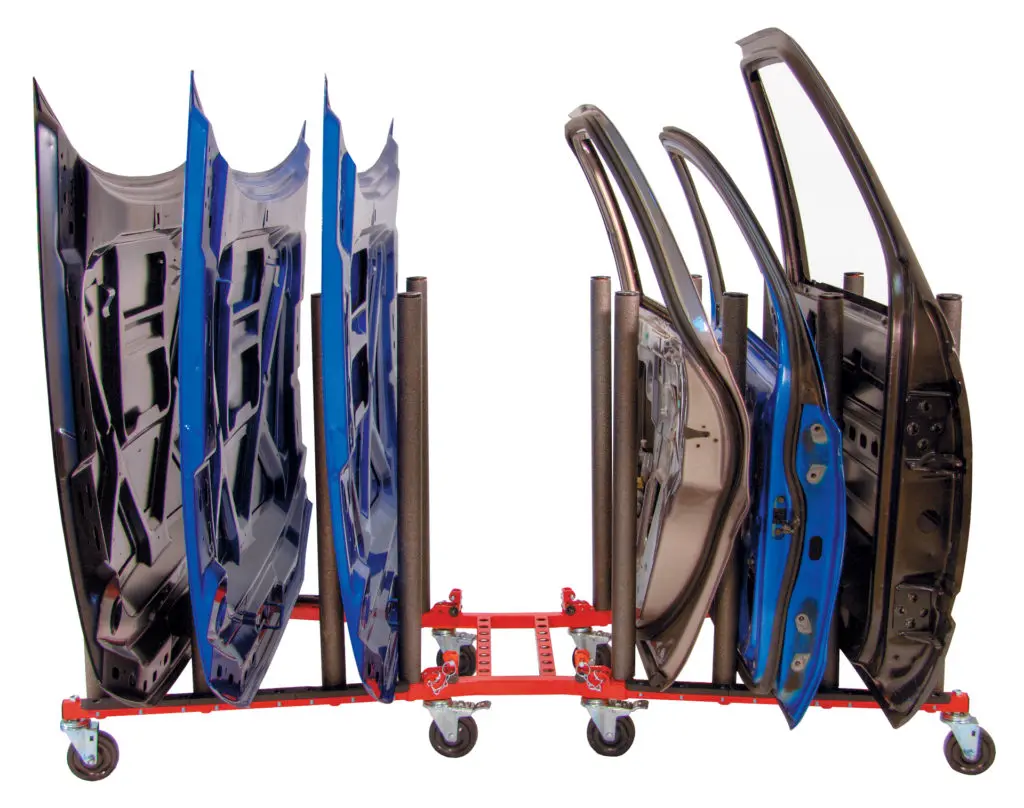 Innovative Mobile Panel Storage Cart (holds up to 6) | Autobody ...