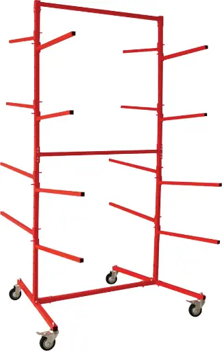 [SS23] Double Bumper Caddy - hlds 8 (4 sets 24" arms, 4 Sets 18"arms)