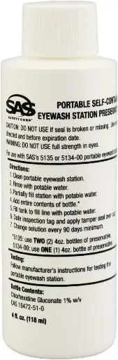 [SA11] Preservative for Eyewash Station (2 bottles)