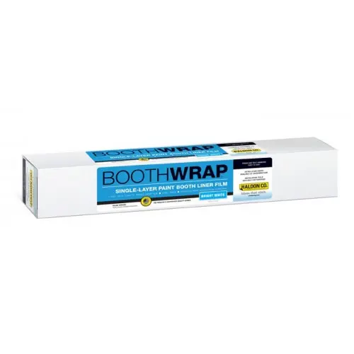 Booth Wrap Kit, 1 36"x225' rl,1 24"x75', 1-2"x330' Edge Tape