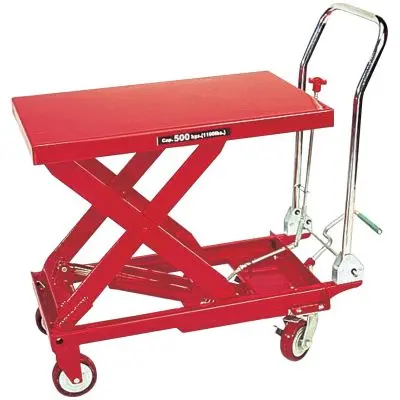 [SE129] Table Lift Cart - Hydraulic - 1,100 Lbs. Capacity